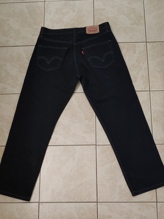 Levi's Other - Levi's 501 Jeans Straight Leg Button Fly Men's Black Denim Size 34x30